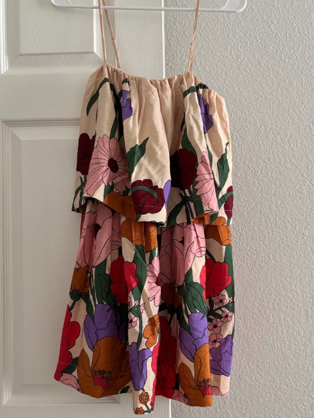 Farm Rio Tiered Floral Mini Dress NWT - Picture 7 of 7